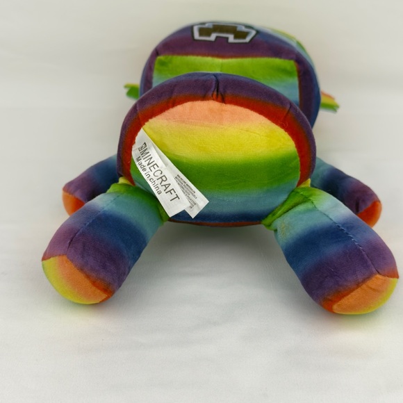 Minecraft Rainbow Axolotl Plush 10” - Picture 5 of 7